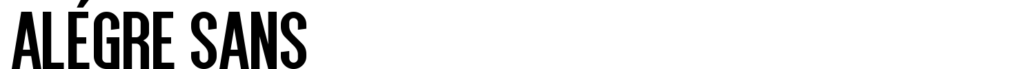Alegre Sans Font preview