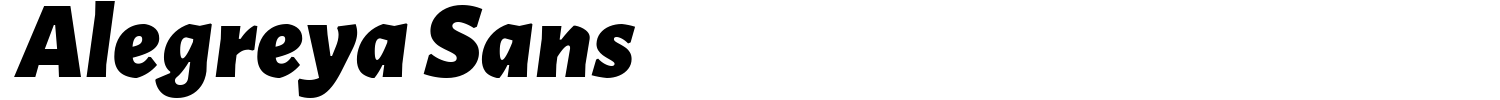 Alegreya Sans Font preview