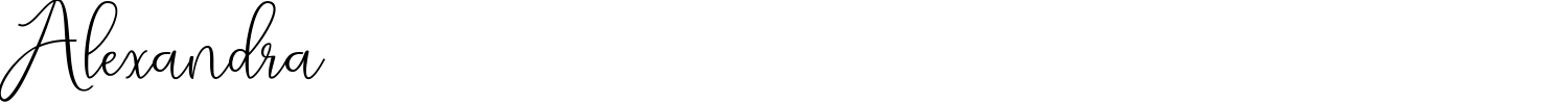 Alexandra Font preview