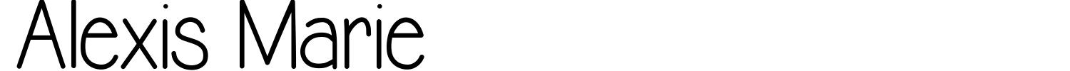 Alexis Marie Font preview