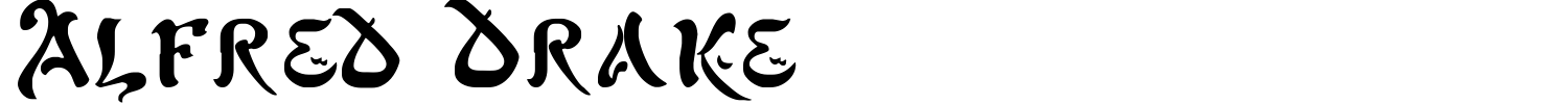 Alfred Drake Font preview