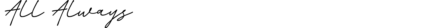 All Always Font preview