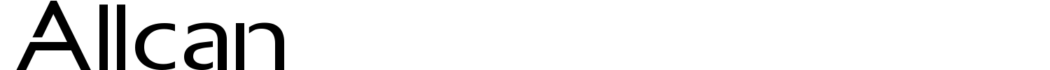 Allcan Font preview