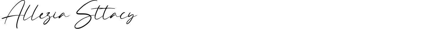 Allezia Sttacy Font preview