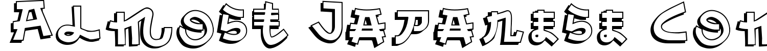 Almost Japanese Comic Font preview