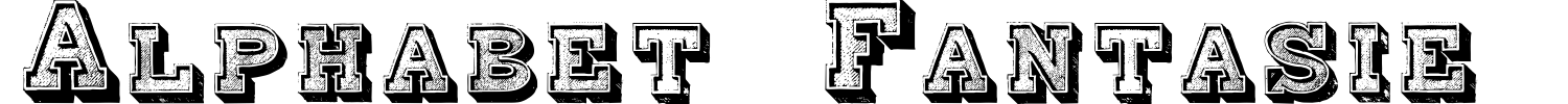 Alphabet Fantasie Font preview