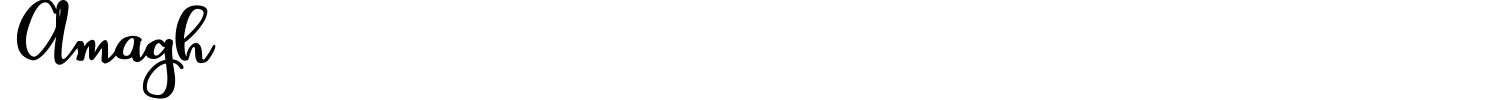 Amagh Font preview