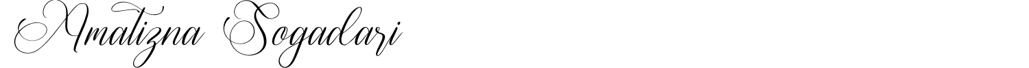 Amatizna Sogadari Font preview