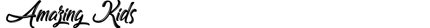 Amazing Kids Font preview
