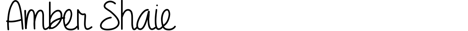 Amber Shaie Font preview