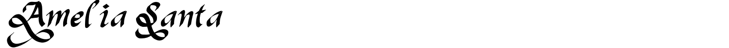 Amelia Santa Font preview