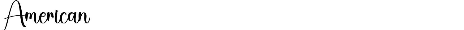 American Font preview