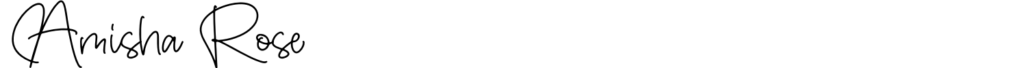 Amisha Rose Font preview