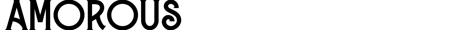 Amorous Font preview