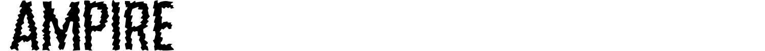 Ampire Font preview