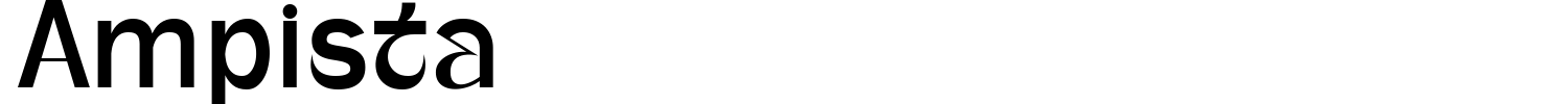 Ampista Font preview