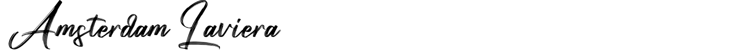 Amsterdam Laviera Font preview