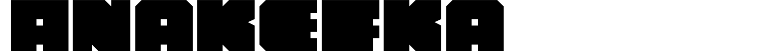 Anakefka Font preview