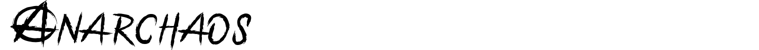 Anarchaos Font preview