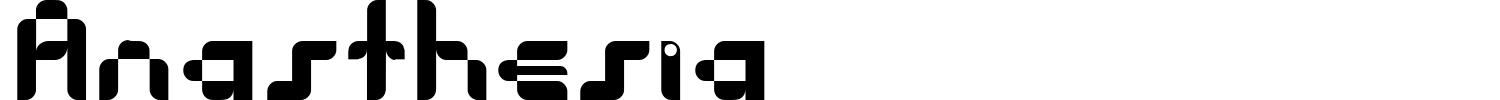 Anasthesia Font preview