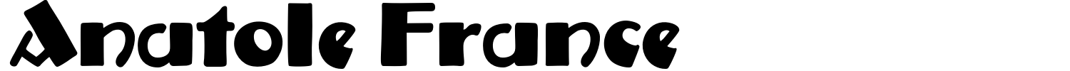 Anatole France Font preview