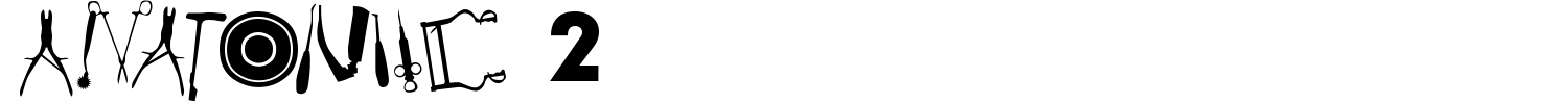 Anatomie 2 Font preview