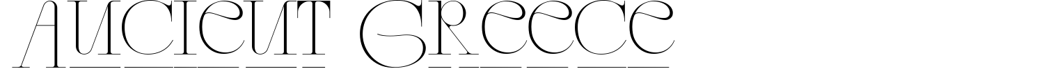 Ancient Greece Font preview