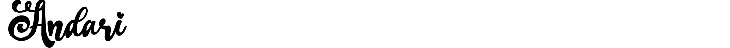 Andari Font preview