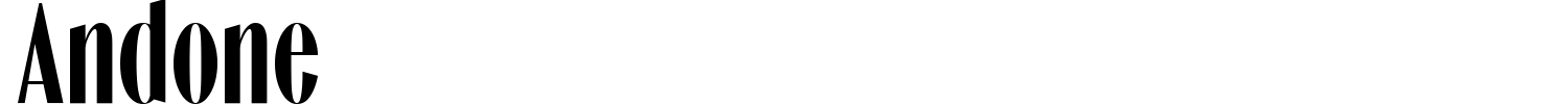 Andone Font preview