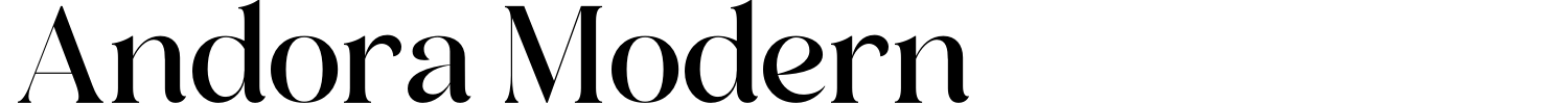 Andora Modern Font preview