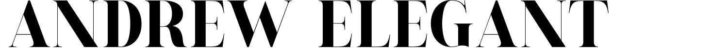 Andrew Elegant Font preview