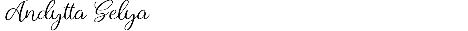 Andytta Selya Font preview