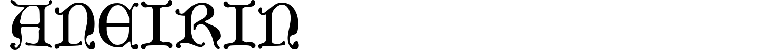 Aneirin Font preview