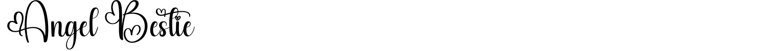 Angel Bestie Font preview
