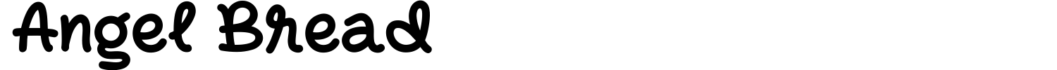 Angel Bread Font preview