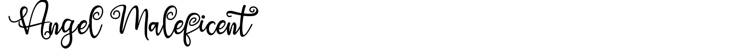 Angel Maleficent Font preview