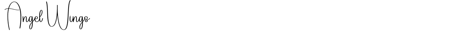 Angel Wings Font preview