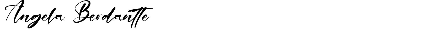 Angela Berdantte Font preview