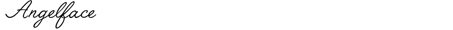 Angelface Font preview