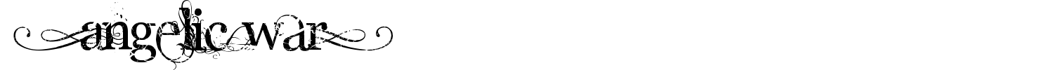 Angelic War Font preview