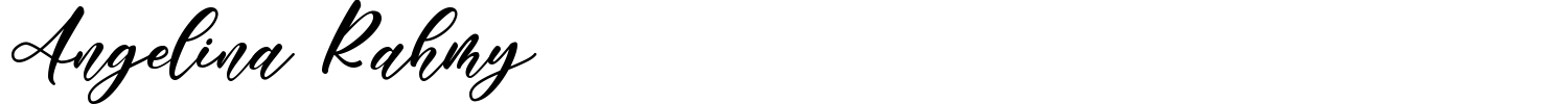 Angelina Rahmy Font preview