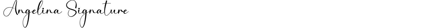 Angelina Signature Font preview