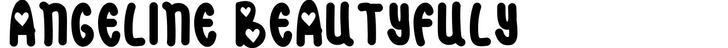 Angeline Beautyfuly Font preview