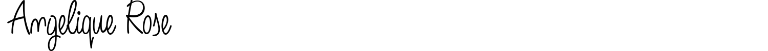 Angelique Rose Font preview