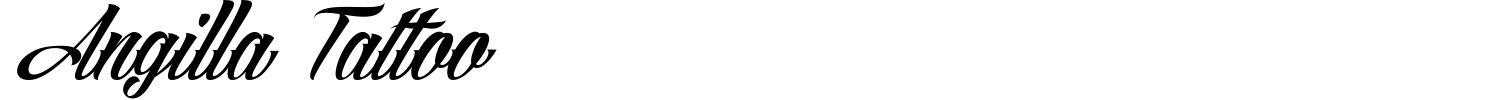 Angilla Tattoo Font preview