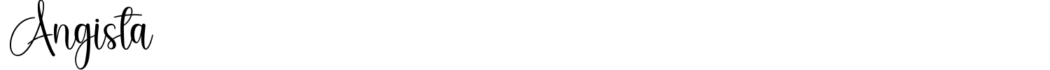 Angista Font preview