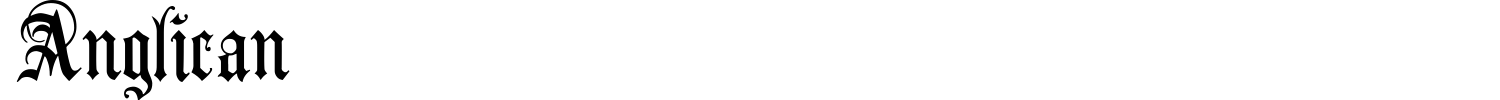 Anglican Font preview