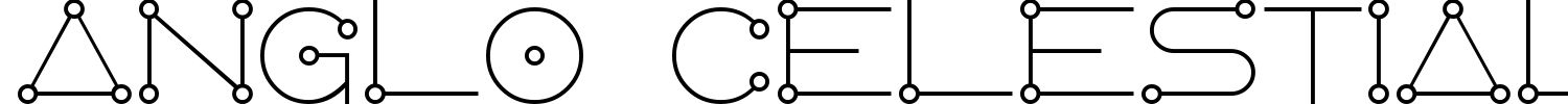 Anglo Celestial Font preview