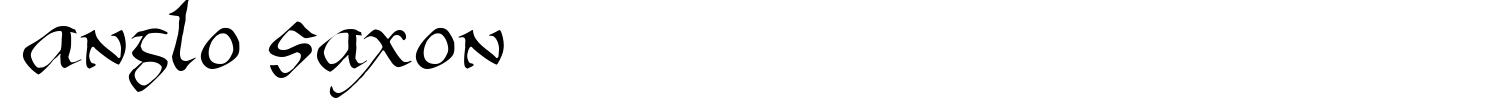 Anglo Saxon Font preview