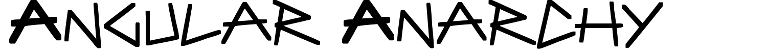 Angular Anarchy Font preview